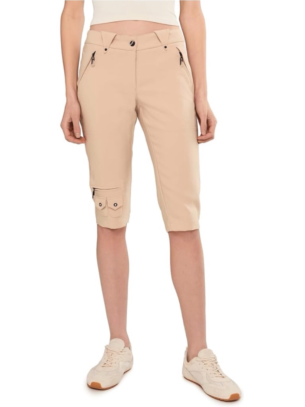 Jamie Sadock 24.5" Elegante Knee Capri Pants Golf Activewear Athleisure size 2